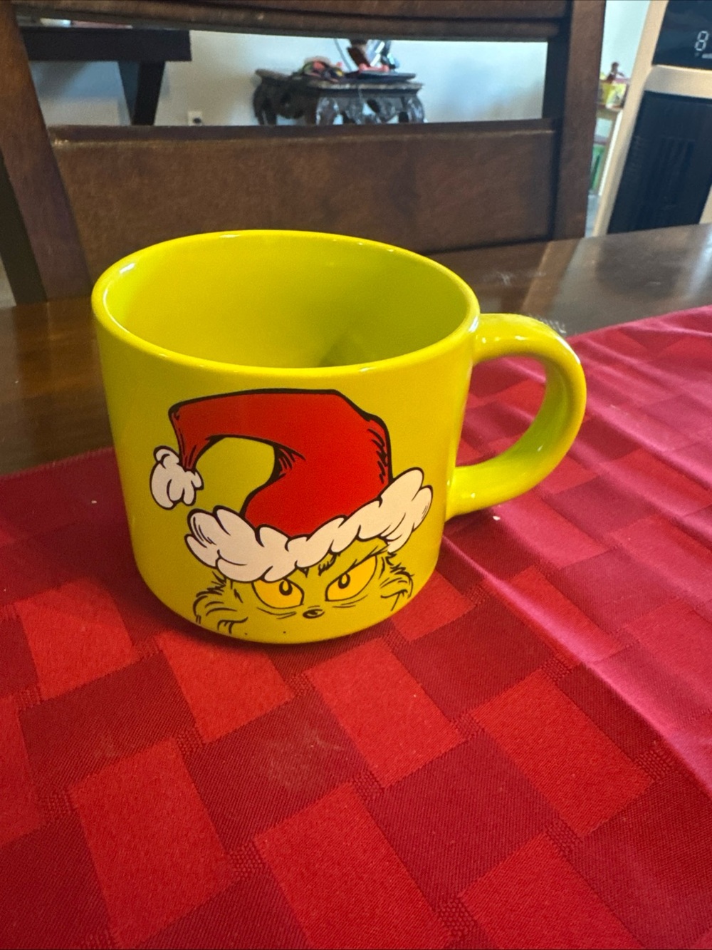 Grinch Holiday Mug - Festive Ceramic Coffee Cup